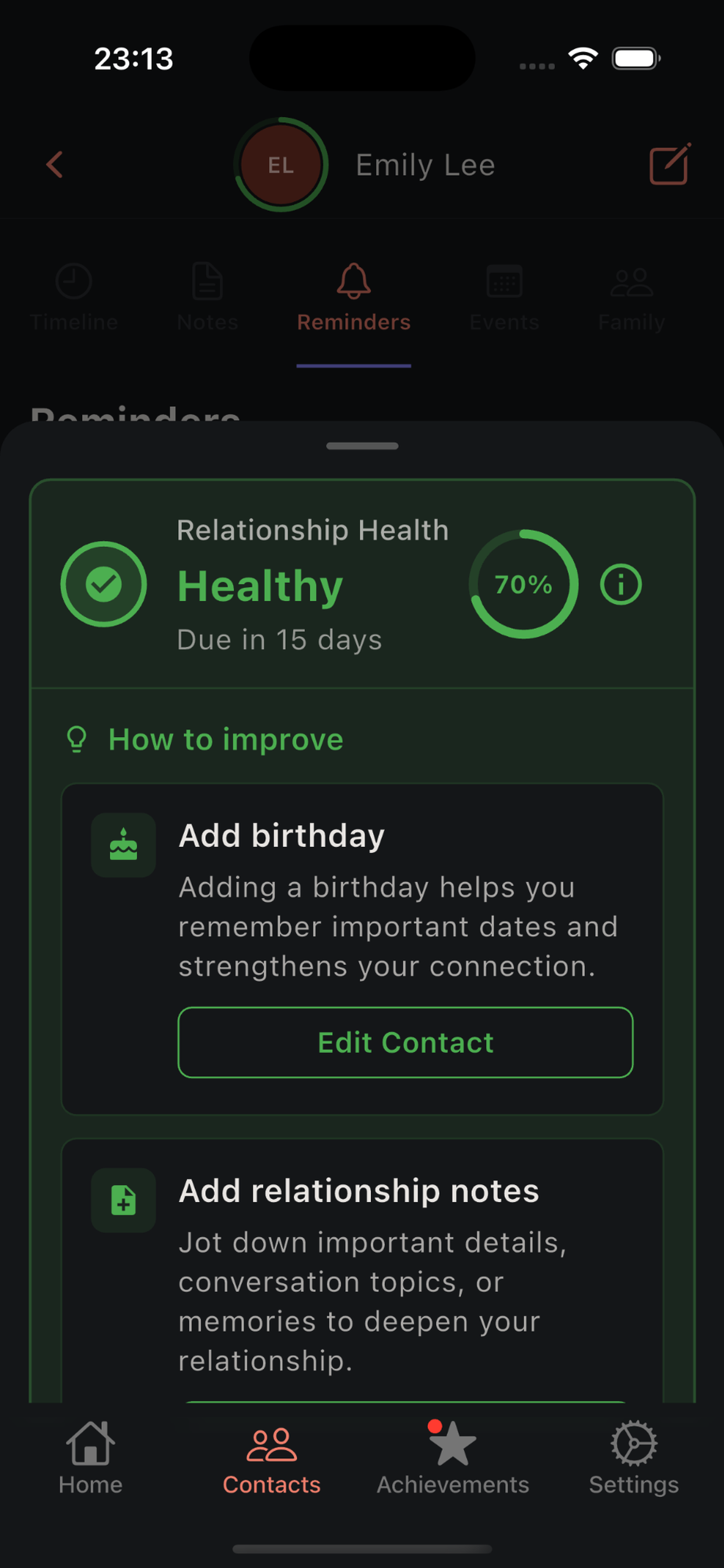 Kinly App Screenshot